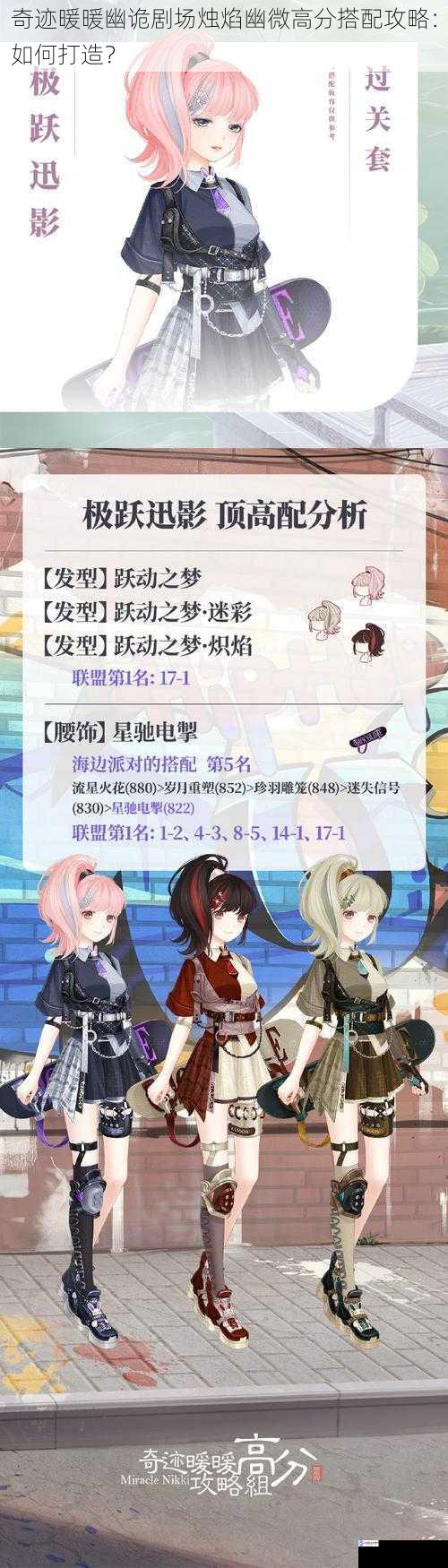 奇迹暖暖幽诡剧场烛焰幽微高分搭配攻略:如何打造?