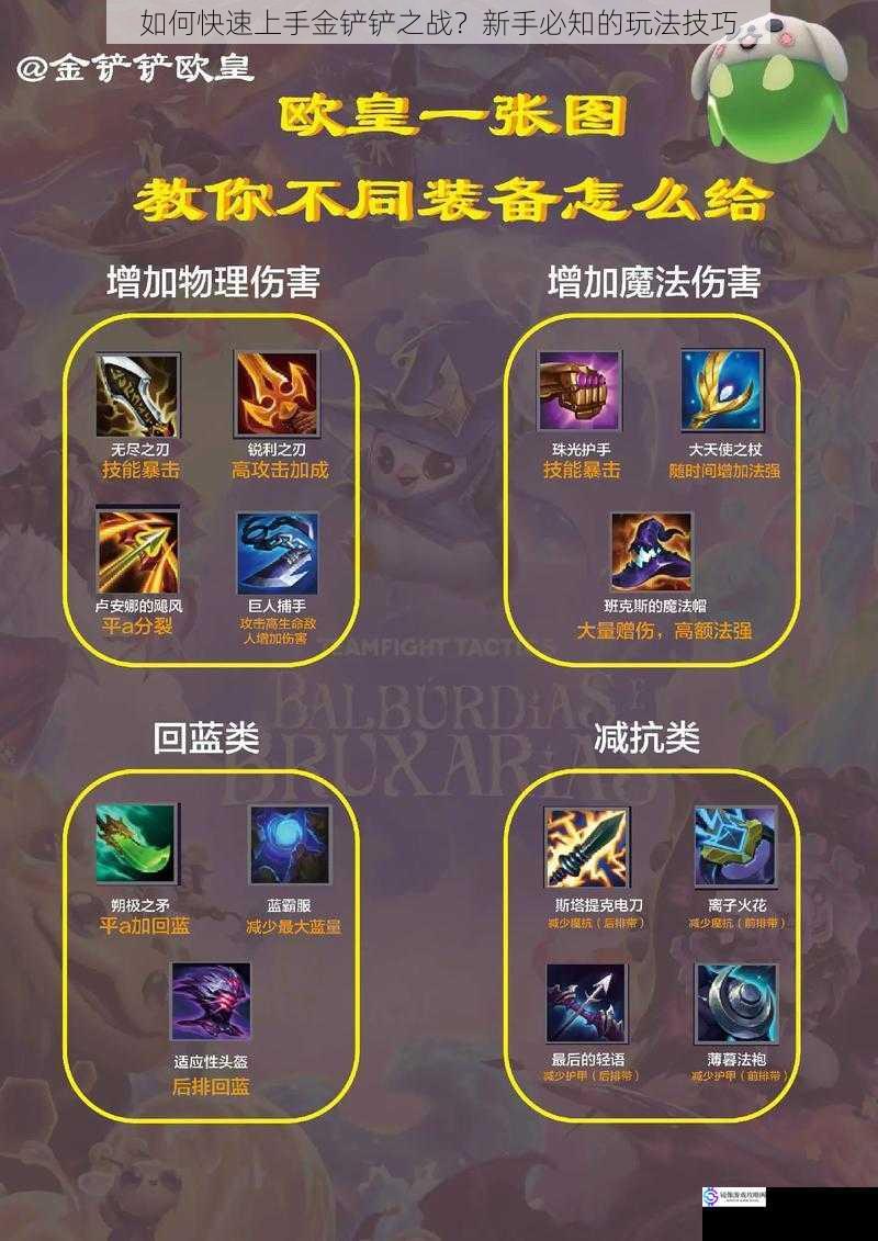 如何快速上手金铲铲之战?新手必知的玩法技巧