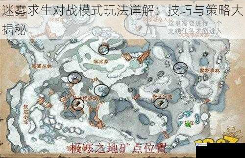 迷雾求生对战模式玩法详解:技巧与策略大揭秘