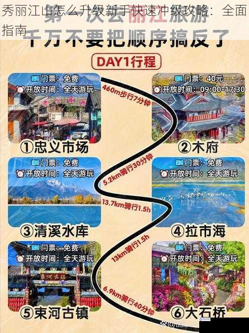 秀丽江山怎么升级新手快速冲级攻略:全面指南
