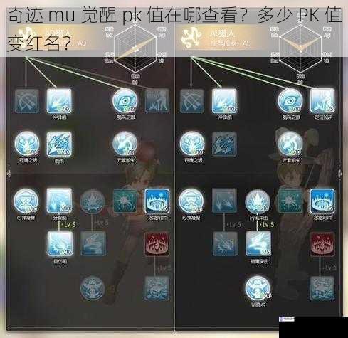 奇迹 mu 觉醒 pk 值在哪查看?多少 PK 值变红名?