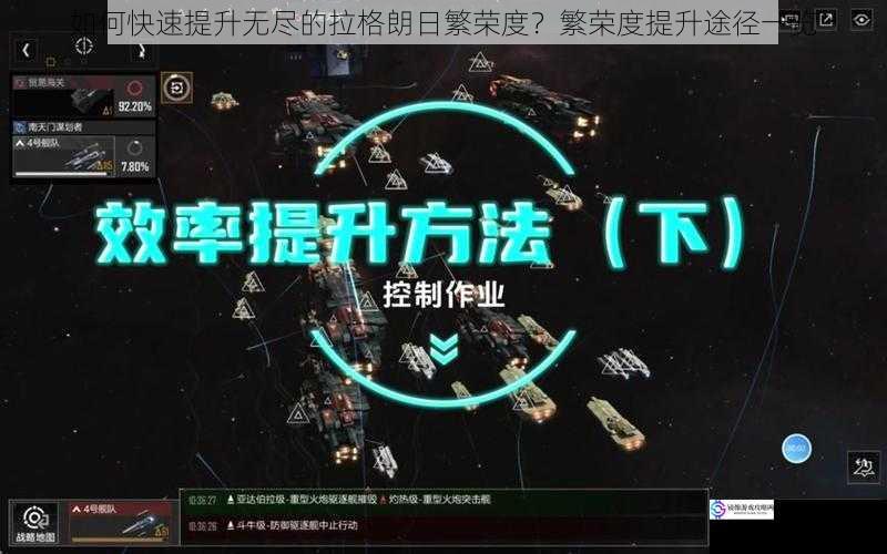 如何快速提升无尽的拉格朗日繁荣度?繁荣度提升途径一览
