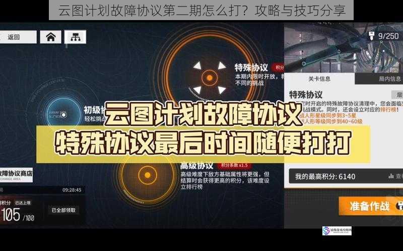 云图计划故障协议第二期怎么打?攻略与技巧分享