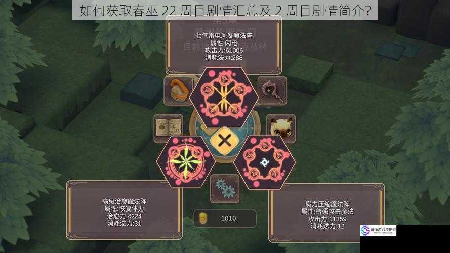如何获取春巫 22 周目剧情汇总及 2 周目剧情简介?