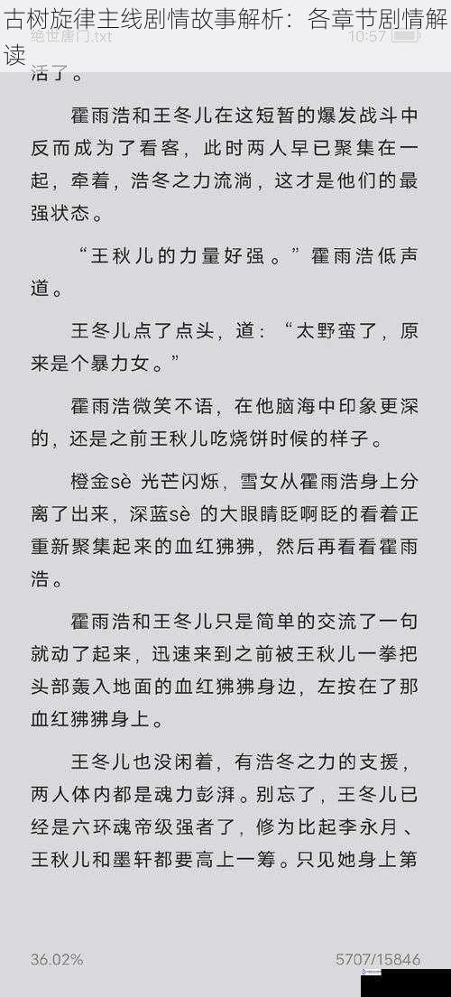 古树旋律主线剧情故事解析:各章节剧情解读