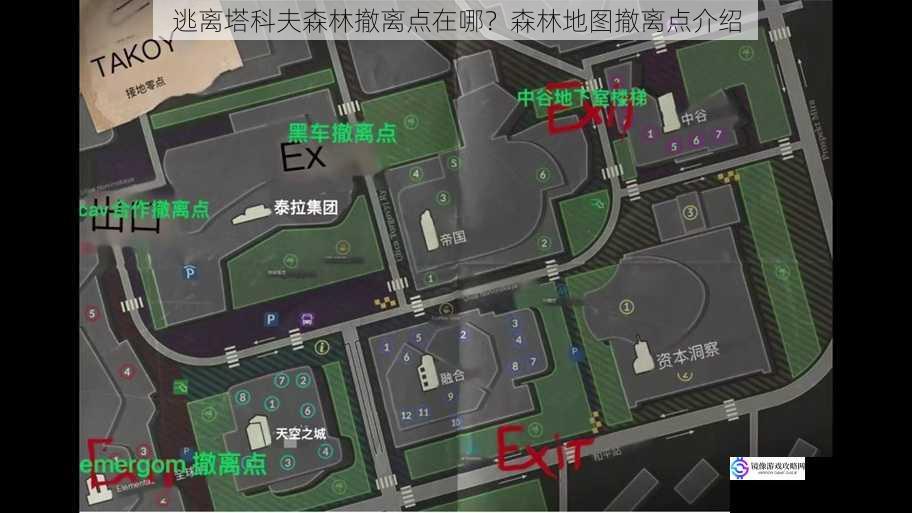 逃离塔科夫森林撤离点在哪?森林地图撤离点介绍