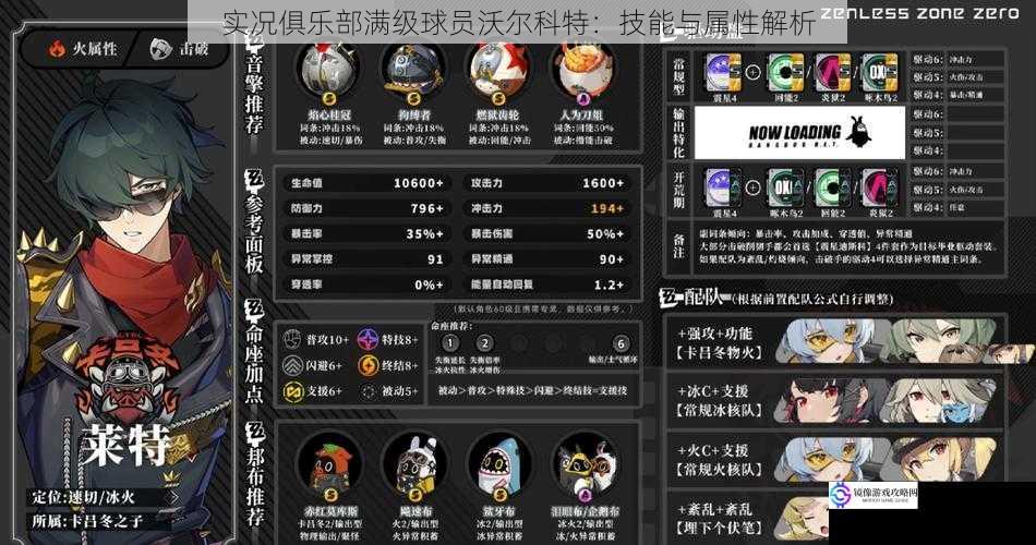 实况俱乐部满级球员沃尔科特:技能与属性解析