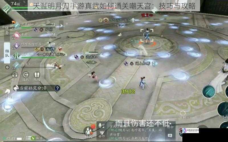 天涯明月刀手游真武如何通关嘲天宫:技巧与攻略
