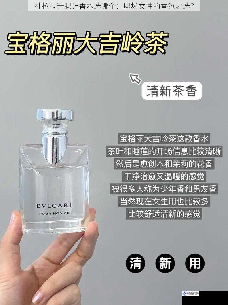 杜拉拉升职记香水选哪个:职场女性的香氛之选?