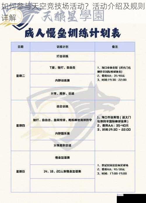 如何参与天空竞技场活动?活动介绍及规则详解