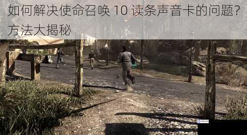 如何解决使命召唤 10 读条声音卡的问题?方法大揭秘