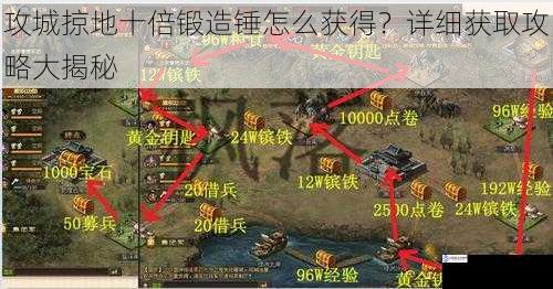 攻城掠地十倍锻造锤怎么获得?详细获取攻略大揭秘
