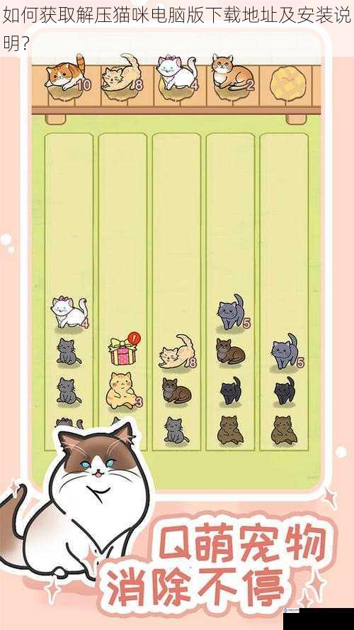 如何获取解压猫咪电脑版下载地址及安装说明?