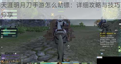 天涯明月刀手游怎么劫镖:详细攻略与技巧分享