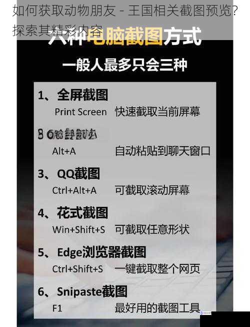 使用游戏内截图功能