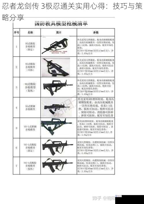 武器选择与运用