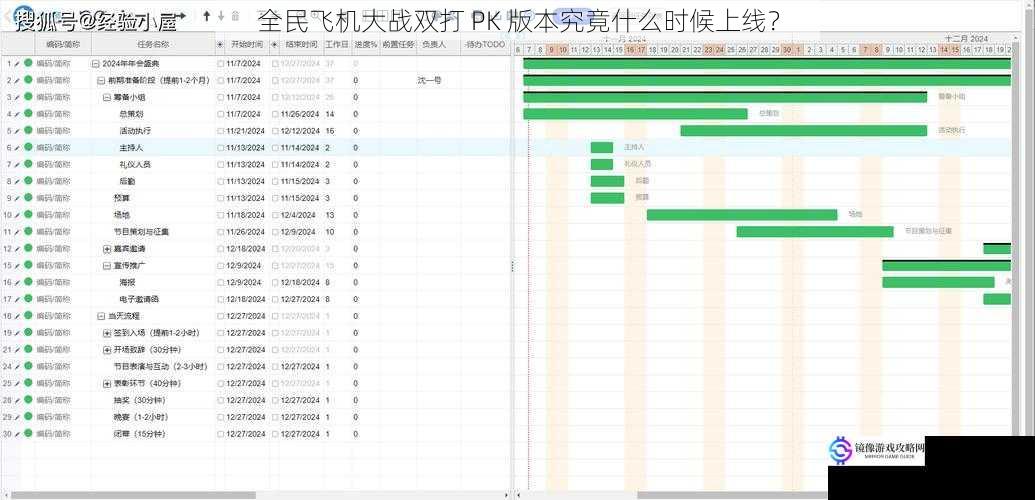 游戏开发进度方面