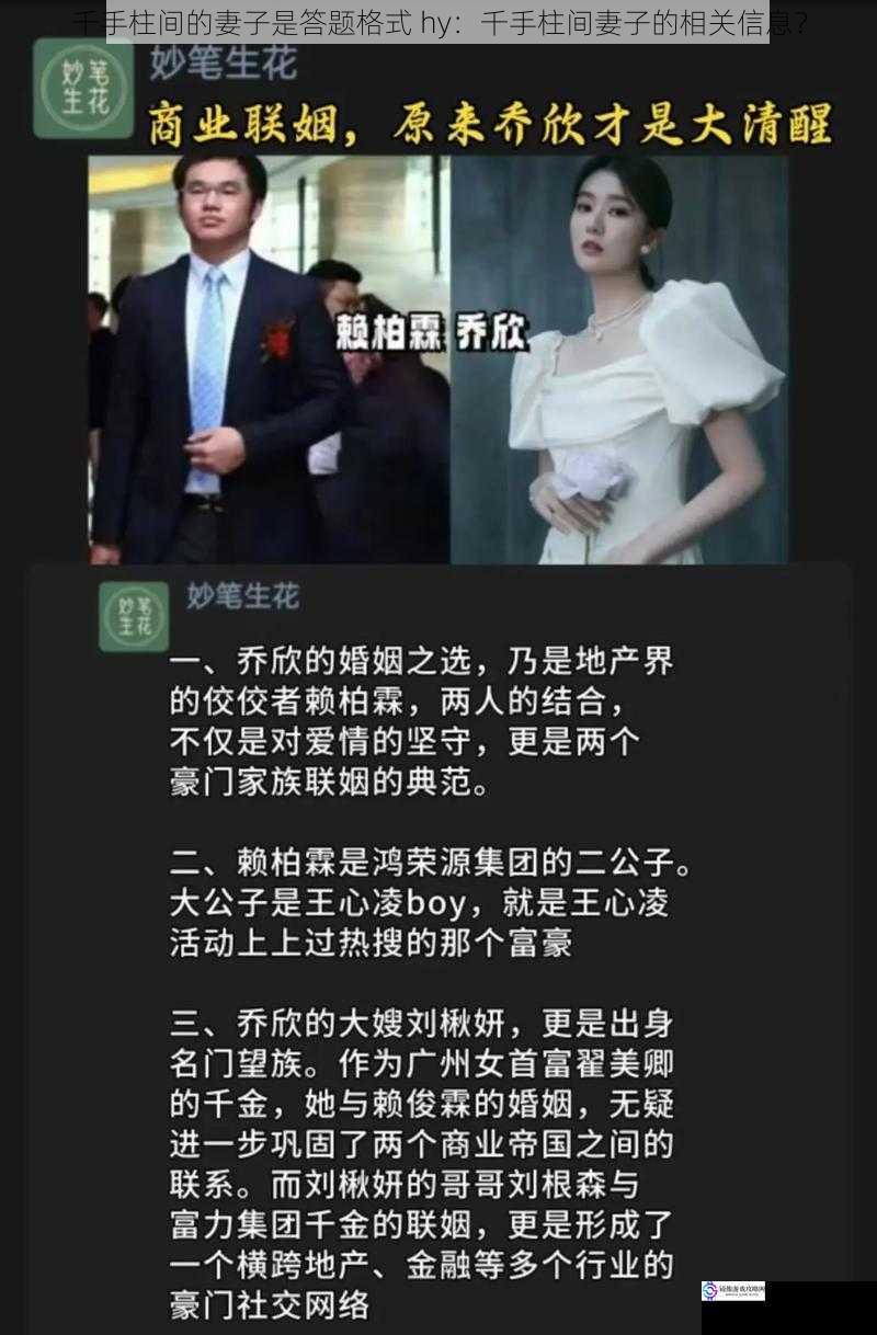 婚姻背景与家族渊源