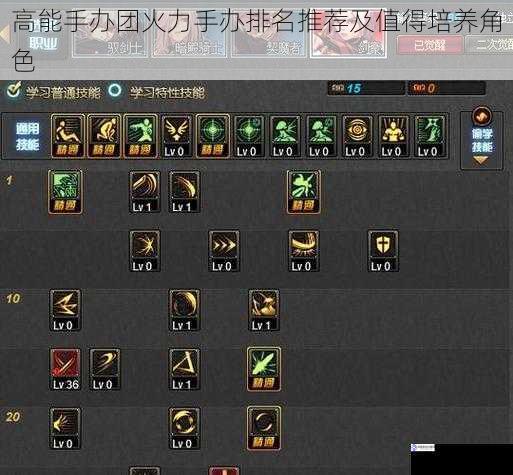 攻击力与输出能力