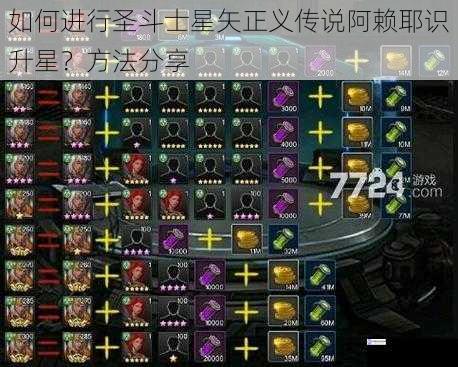 获取升星材料