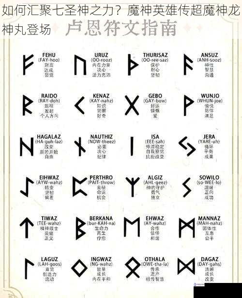 神秘符文的指引