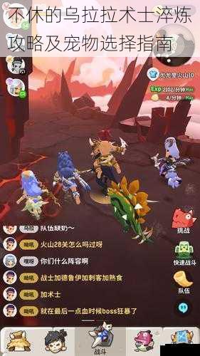 不休的乌拉拉术士淬炼攻略及宠物选择指南