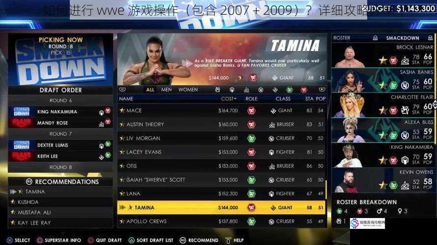 如何进行 wwe 游戏操作(包含 2007 + 2009)?详细攻略分享