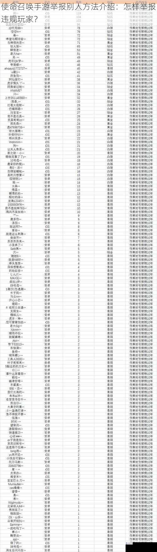 使命召唤手游举报别人方法介绍:怎样举报违规玩家?