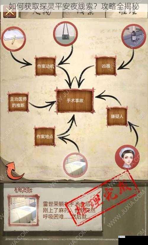 如何获取探灵平安夜线索?攻略全揭秘