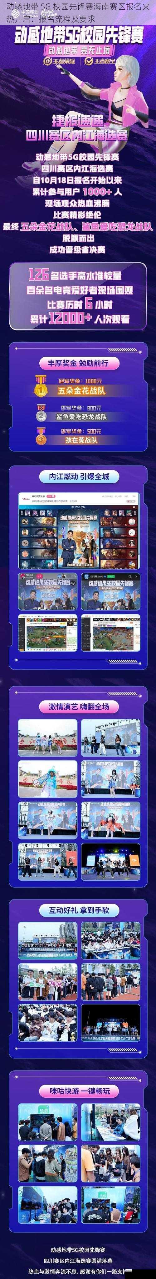 动感地带 5G 校园先锋赛海南赛区报名火热开启:报名流程及要求