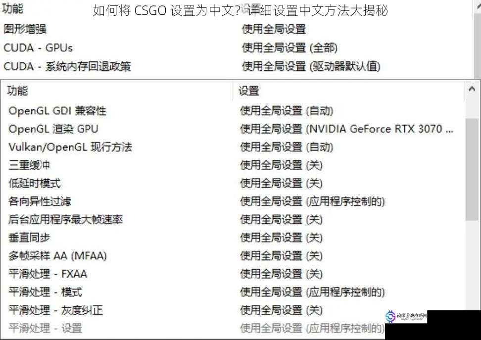 如何将 CSGO 设置为中文?详细设置中文方法大揭秘