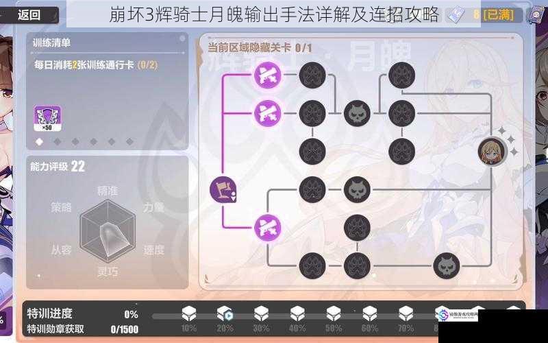 崩坏3辉骑士月魄输出手法详解及连招攻略