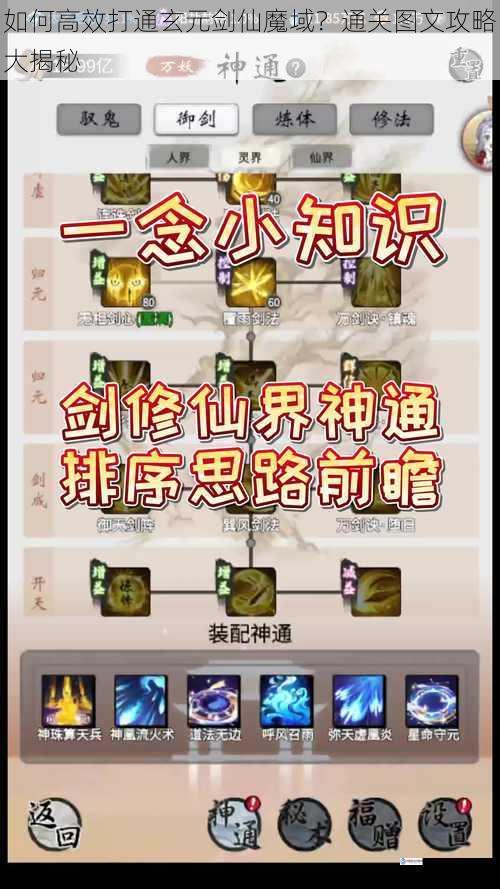 如何高效打通玄元剑仙魔域?通关图文攻略大揭秘