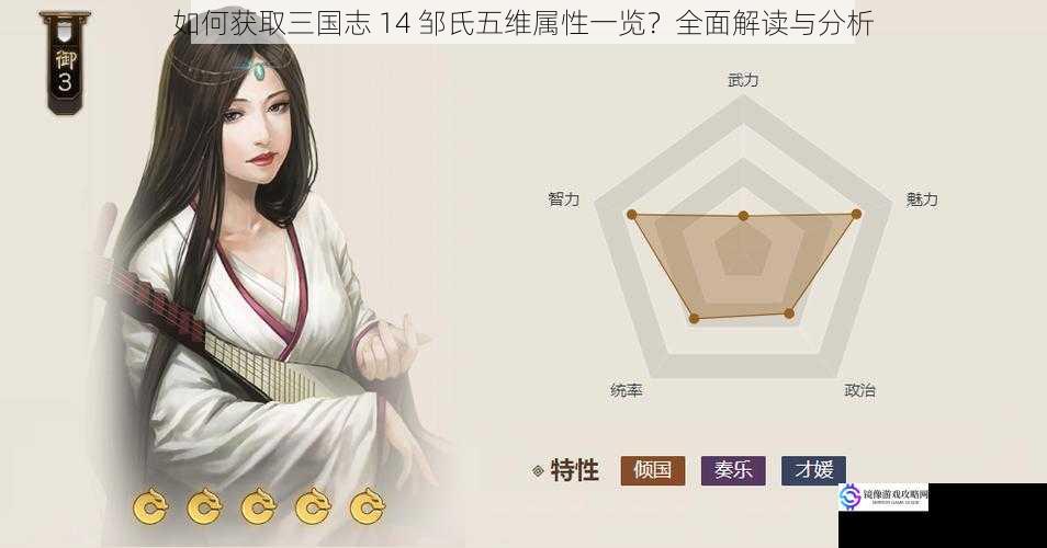 如何获取三国志 14 邹氏五维属性一览?全面解读与分析