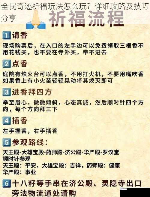 全民奇迹祈福玩法怎么玩?详细攻略及技巧分享