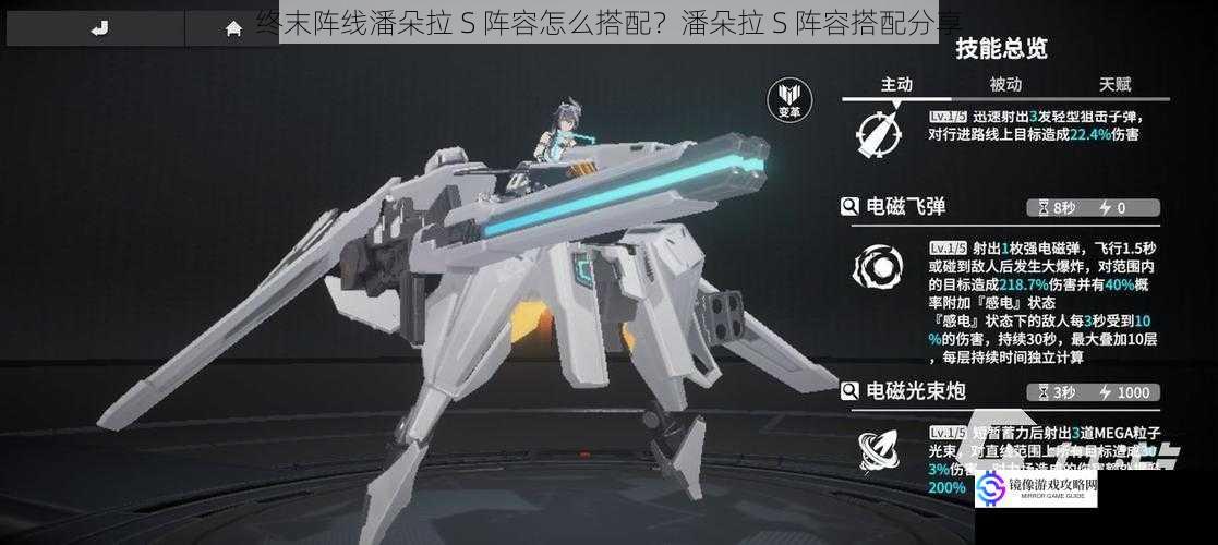 终末阵线潘朵拉 S 阵容怎么搭配?潘朵拉 S 阵容搭配分享