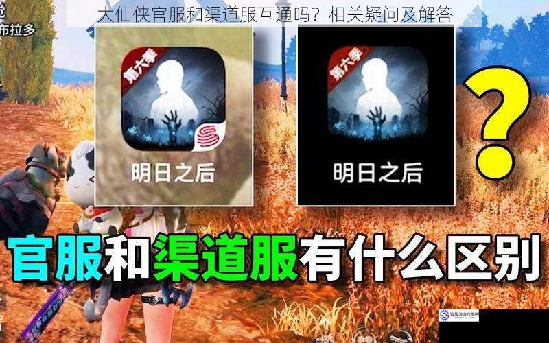 大仙侠官服和渠道服互通吗?相关疑问及解答