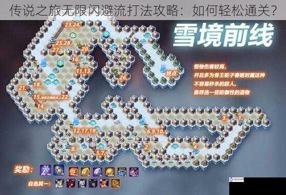 传说之旅无限闪避流打法攻略:如何轻松通关?