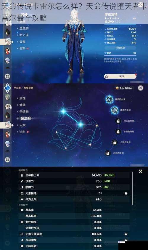 天命传说卡雷尔怎么样?天命传说堕天者卡雷尔最全攻略