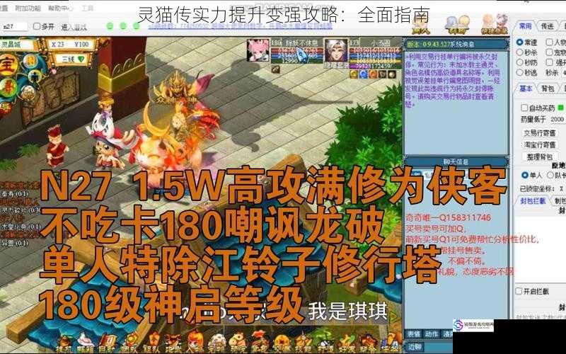 灵猫传实力提升变强攻略:全面指南