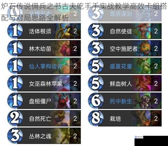 炉石传说佣兵之书古夫吃手手实战教学高效卡组搭配与对局思路全解析