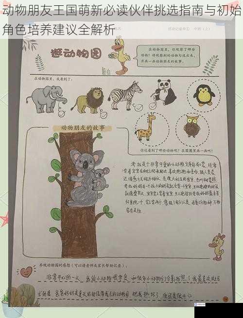 动物朋友王国萌新必读伙伴挑选指南与初始角色培养建议全解析