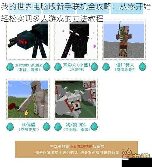 我的世界电脑版新手联机全攻略:从零开始轻松实现多人游戏的方法教程