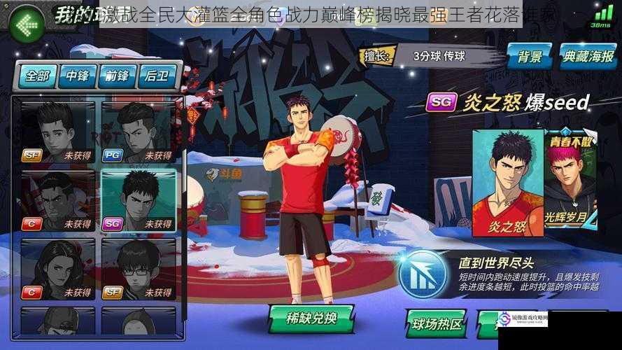 热血激战全民大灌篮全角色战力巅峰榜揭晓最强王者花落谁家