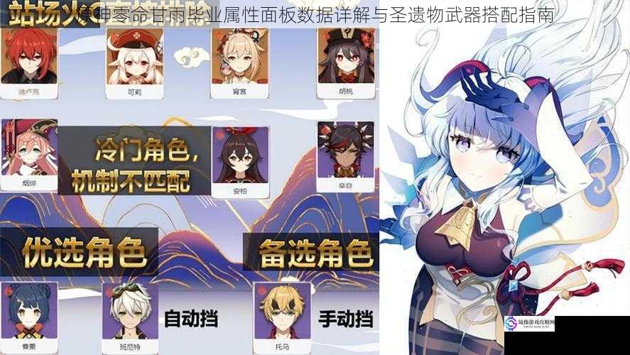 原神零命甘雨毕业属性面板数据详解与圣遗物武器搭配指南