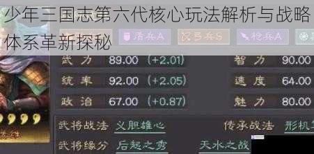 少年三国志第六代核心玩法解析与战略体系革新探秘