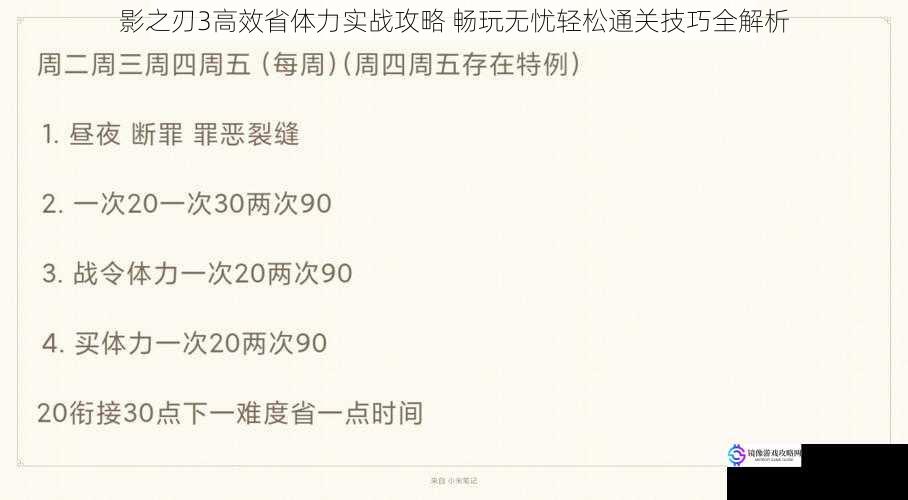 影之刃3高效省体力实战攻略 畅玩无忧轻松通关技巧全解析