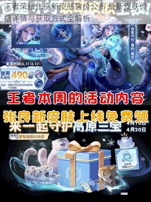 王者荣耀张良新皮肤售价公布 最新皮肤价格详情与获取方式全解析