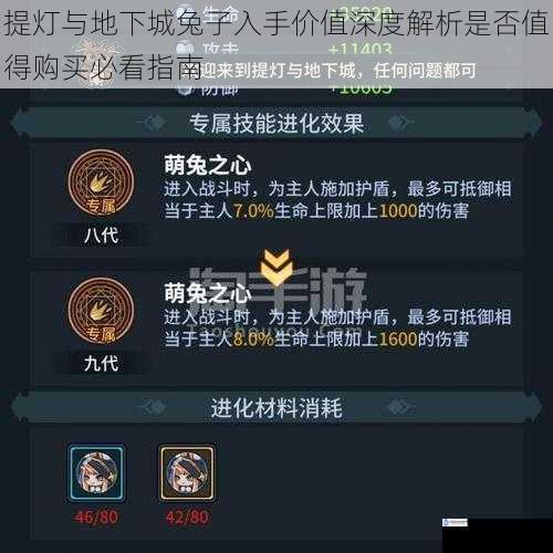 提灯与地下城兔子入手价值深度解析是否值得购买必看指南