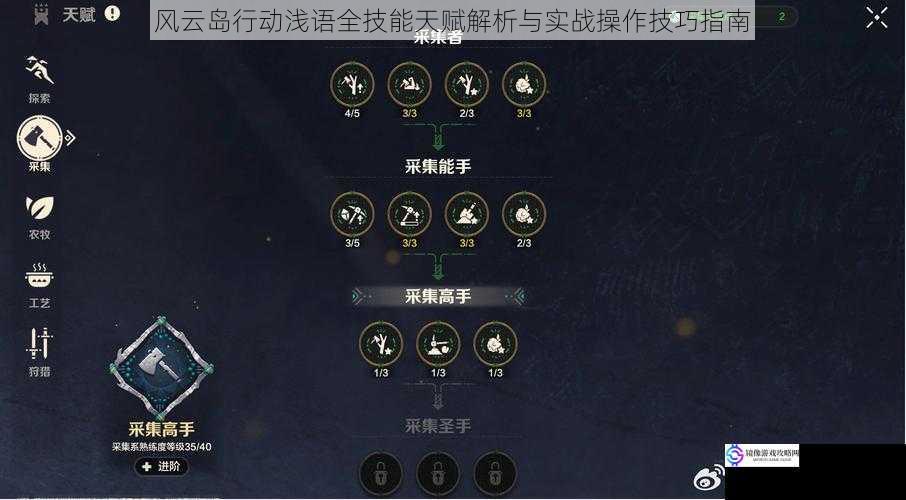 风云岛行动浅语全技能天赋解析与实战操作技巧指南